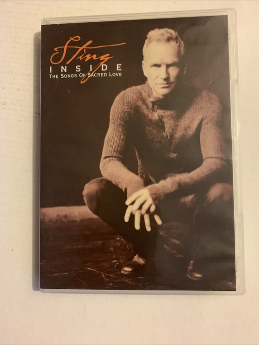 STING - Inside - The Songs Of Sacred Love (DVD, 2003) Region Free