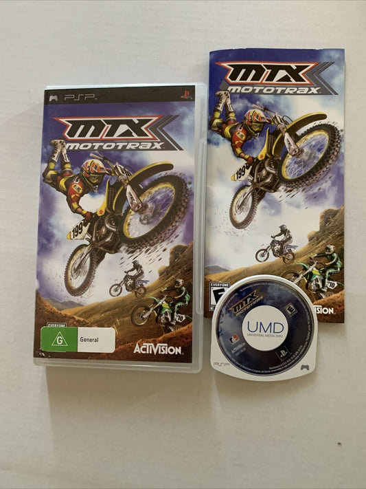 MTX Mototrax - Sony PSP With Manual
