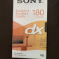 *New Sealed* 3x Sony E-180DXH, 3xTDK & 1x Teac E-240 Blank VHS Cassette Tapes