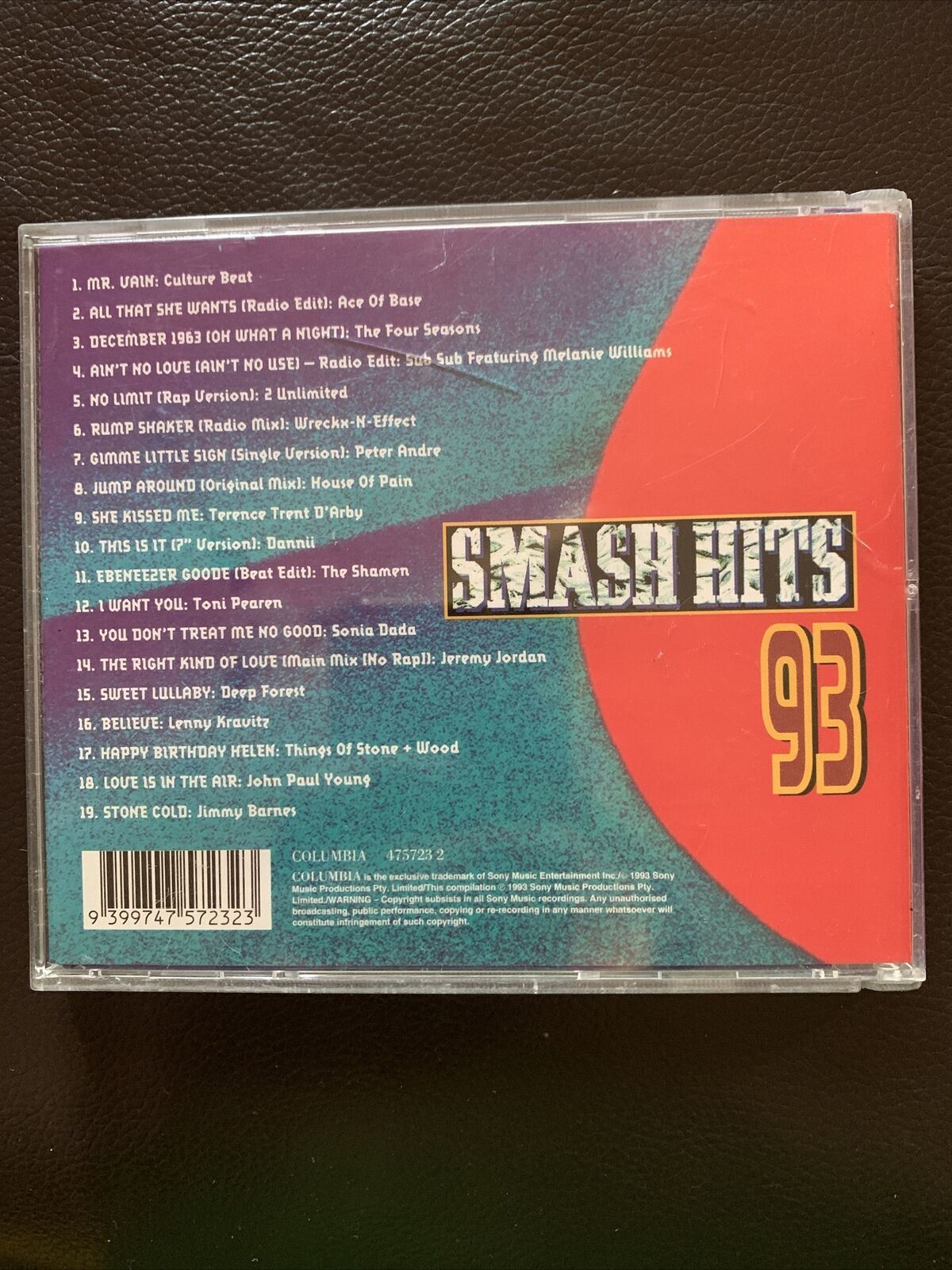 Smash Hits 93 - (CD, 1993) Dannii Minogue/ ANDRE / Toni Pearen /ACE