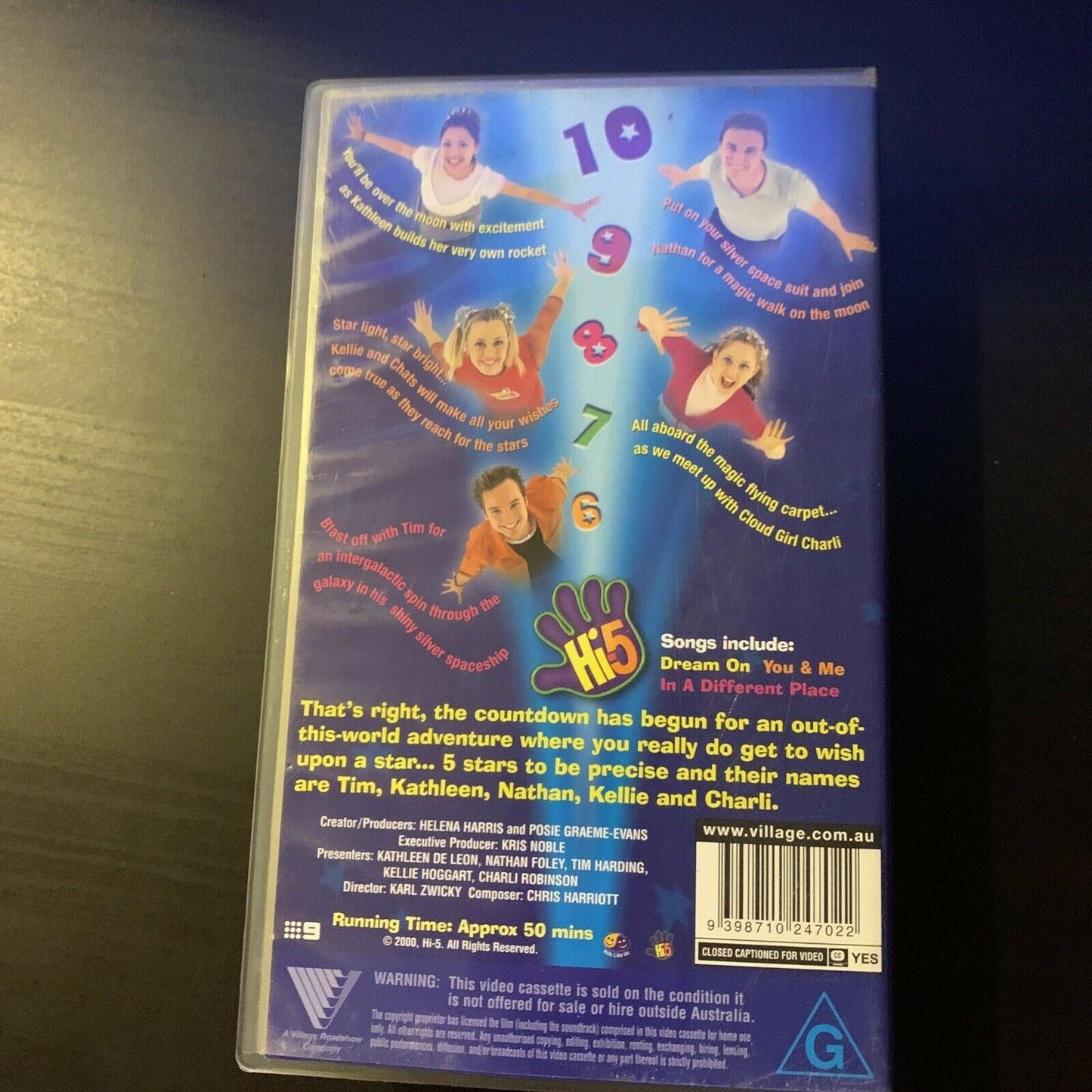 Hi-5 - Star Dreaming - (VHS, 2000)  PAL