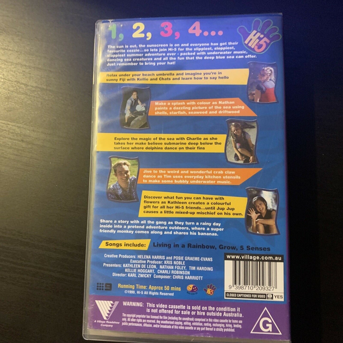 Hi-5 - Summer Rainbows (VHS, 1999) PAL