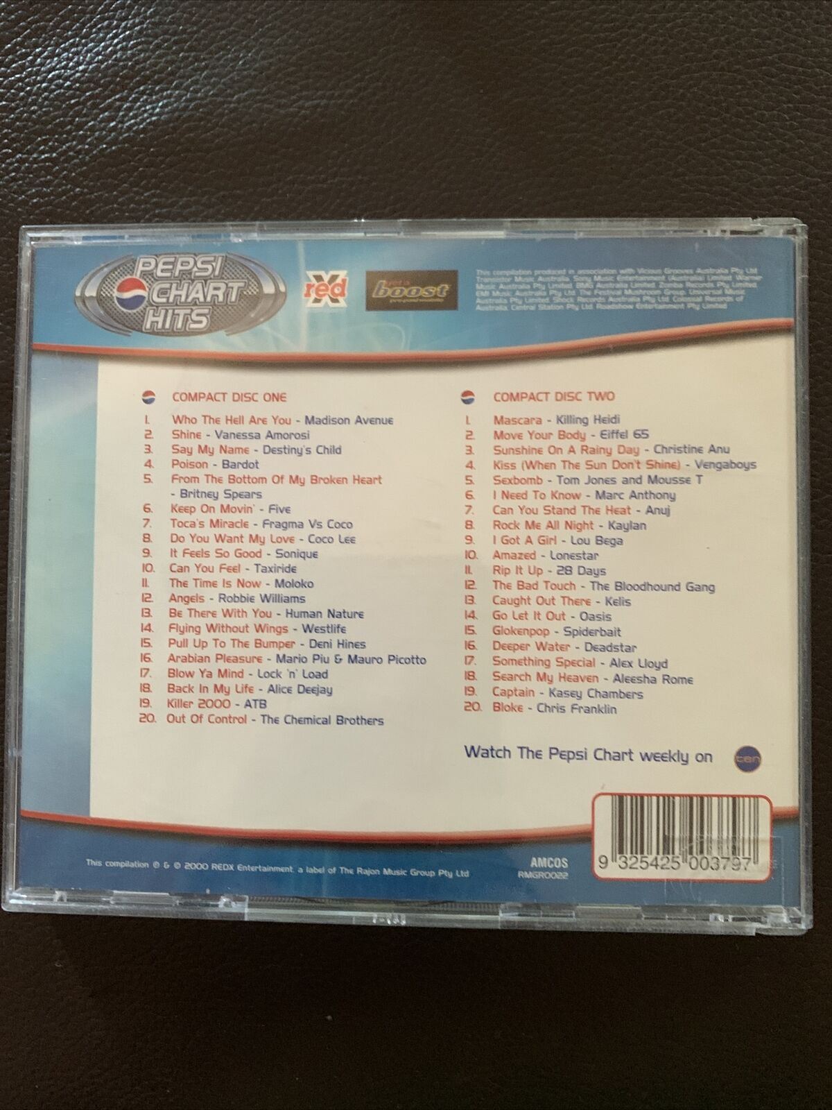 PEPSI CHART HITS Volume 2 - 2 CD set
