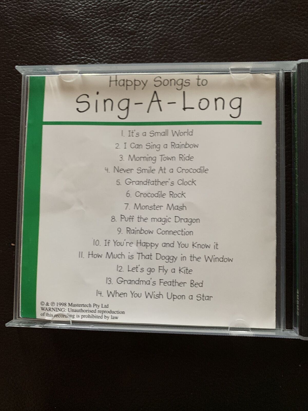 Happy Songs to Sing-A-Long CD - MUSIC ALBUM Rare