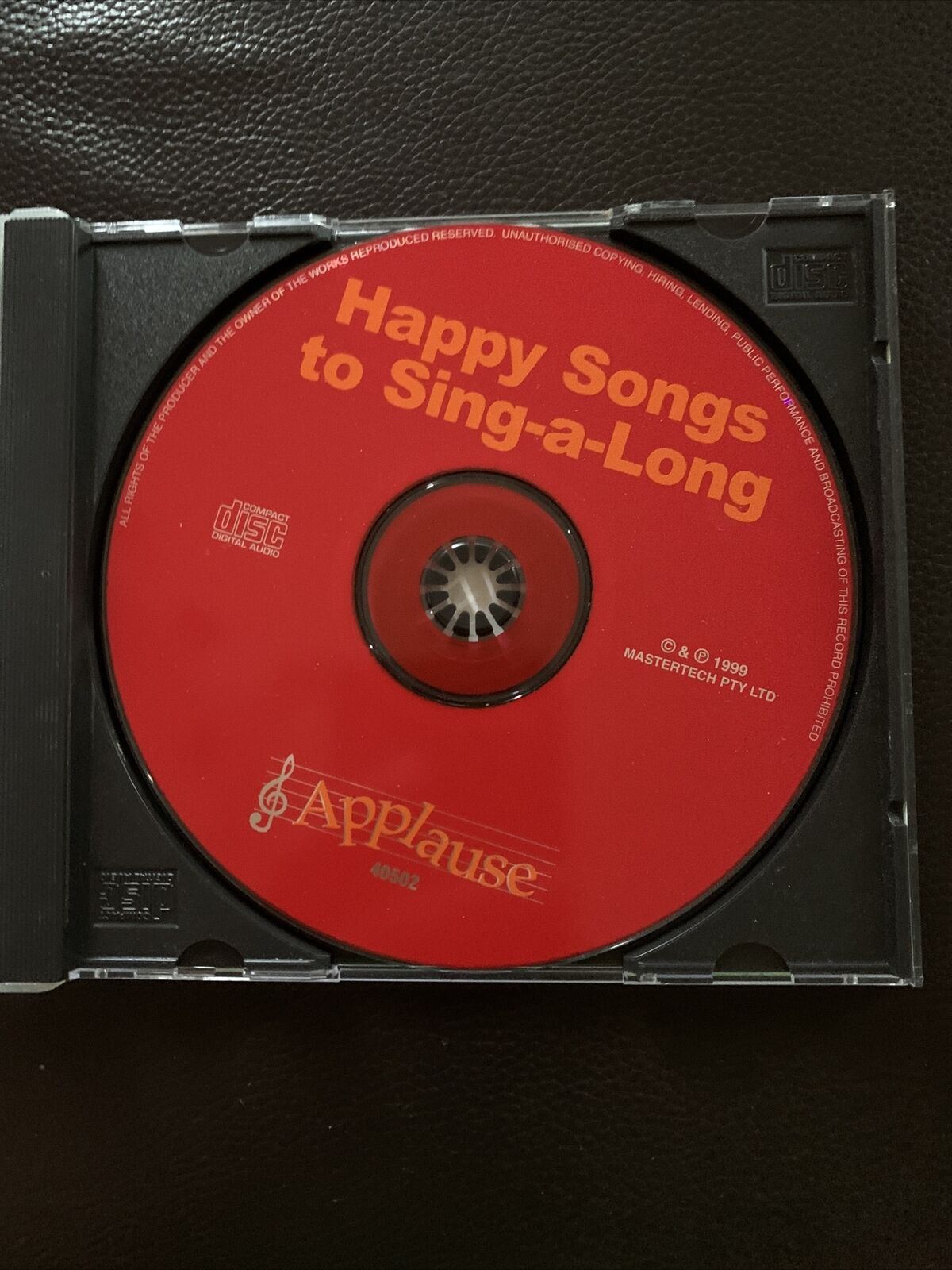 Happy Songs to Sing-A-Long CD - MUSIC ALBUM Rare