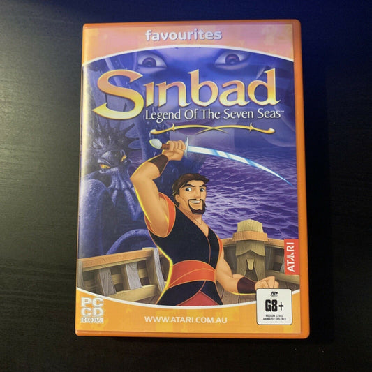 Sinbad - Legend Of The Seven Seas - PC CDROM Windows Game Atari