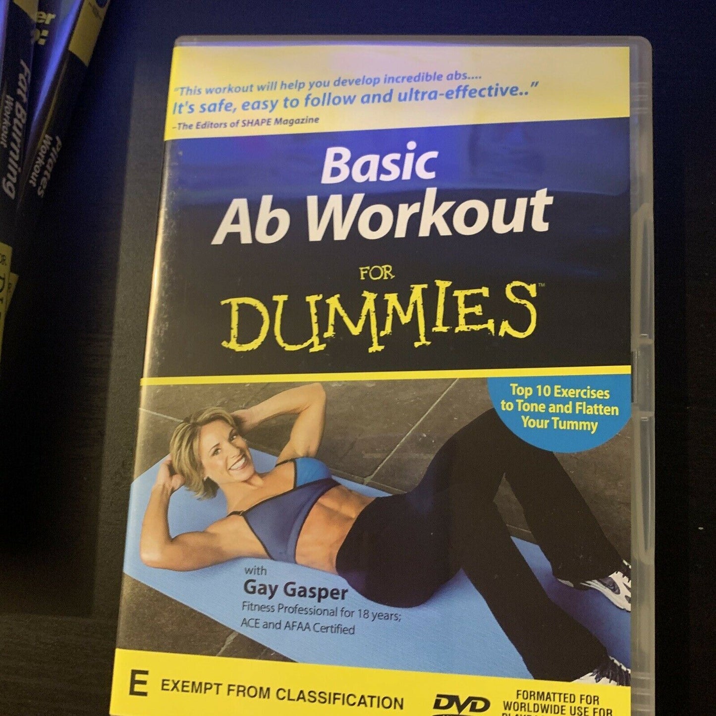 The Ultimate Fitness Triple Pack For Dummies (DVD, 3-Disc) Pilates, Ab, Fat Burn