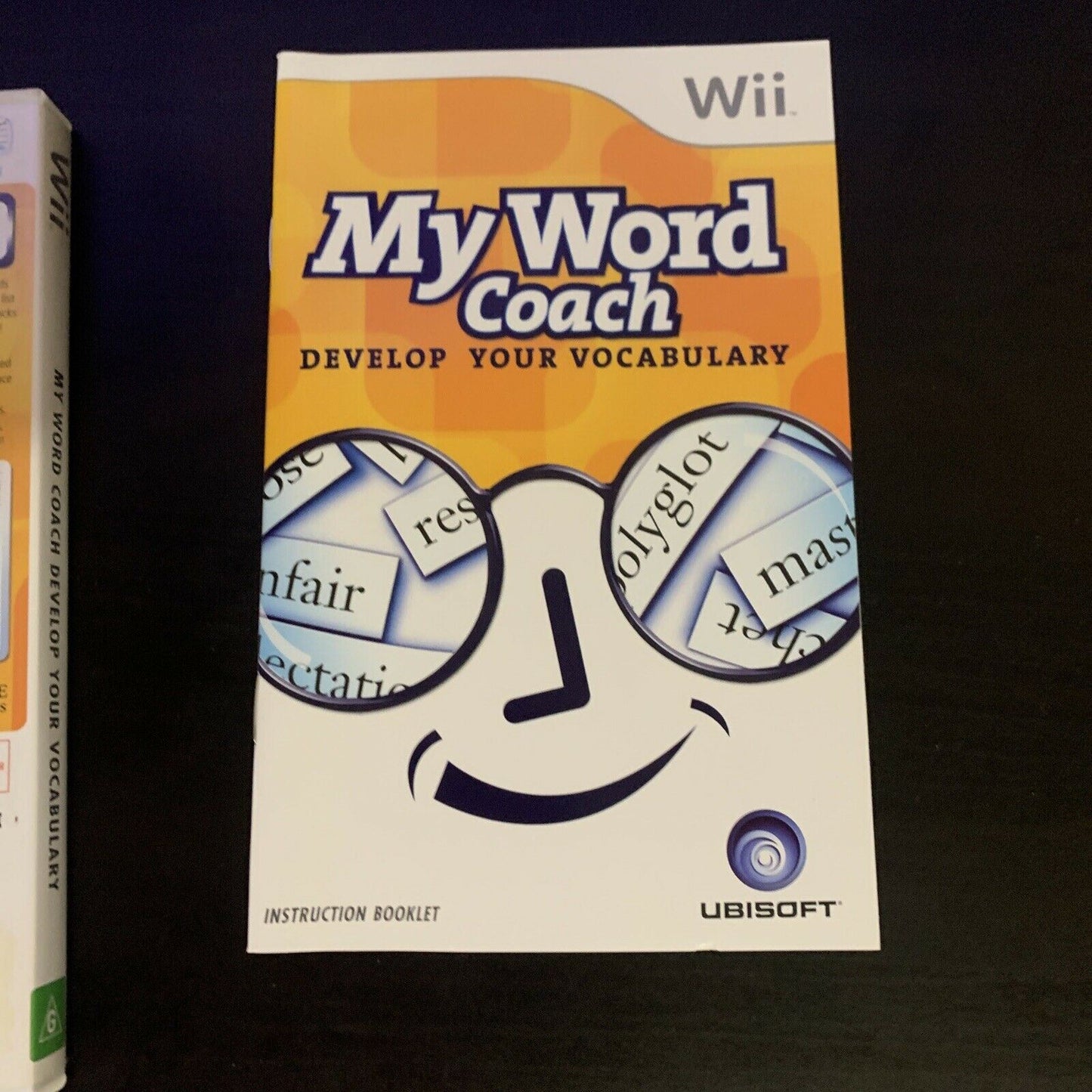 My Word Coach (Nintendo Wii, 2007) With Manual PAL