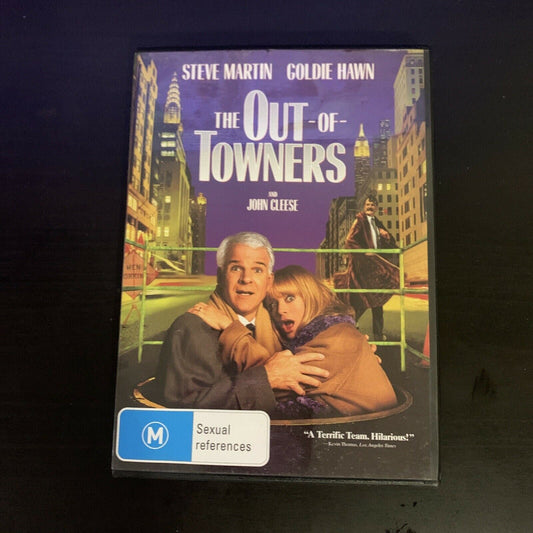 The Out Of Towners (DVD, 1999) Steve Martin, Goldie Hawn, John Cleese.  Region 4