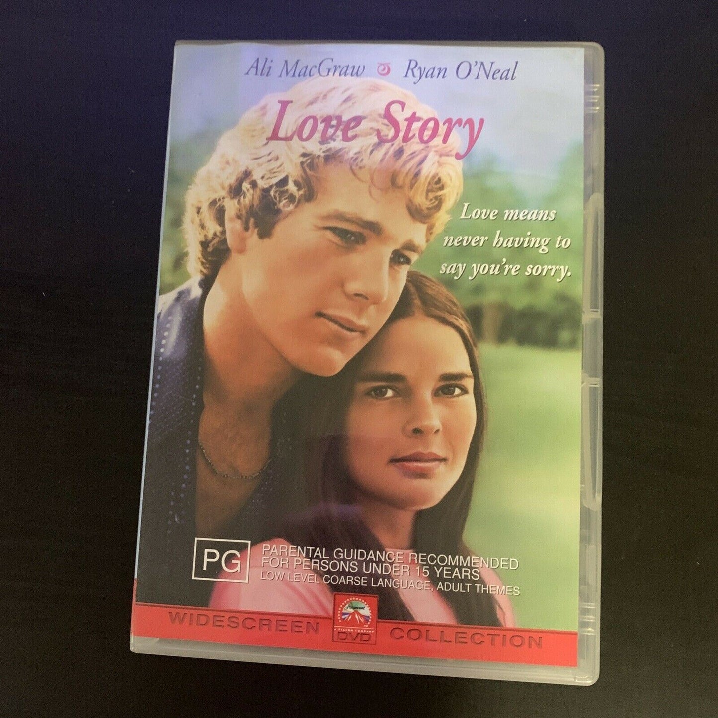 Love Story (DVD, 1970) Ali MacGraw, Ryan O'Neal. Region 4