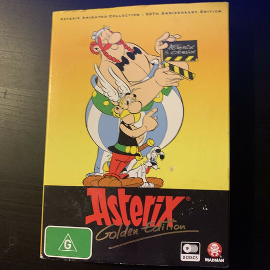 Asterix Gold Edition - 50th Anniversary Edition (DVD, 2009, 8-Disc) Region 4