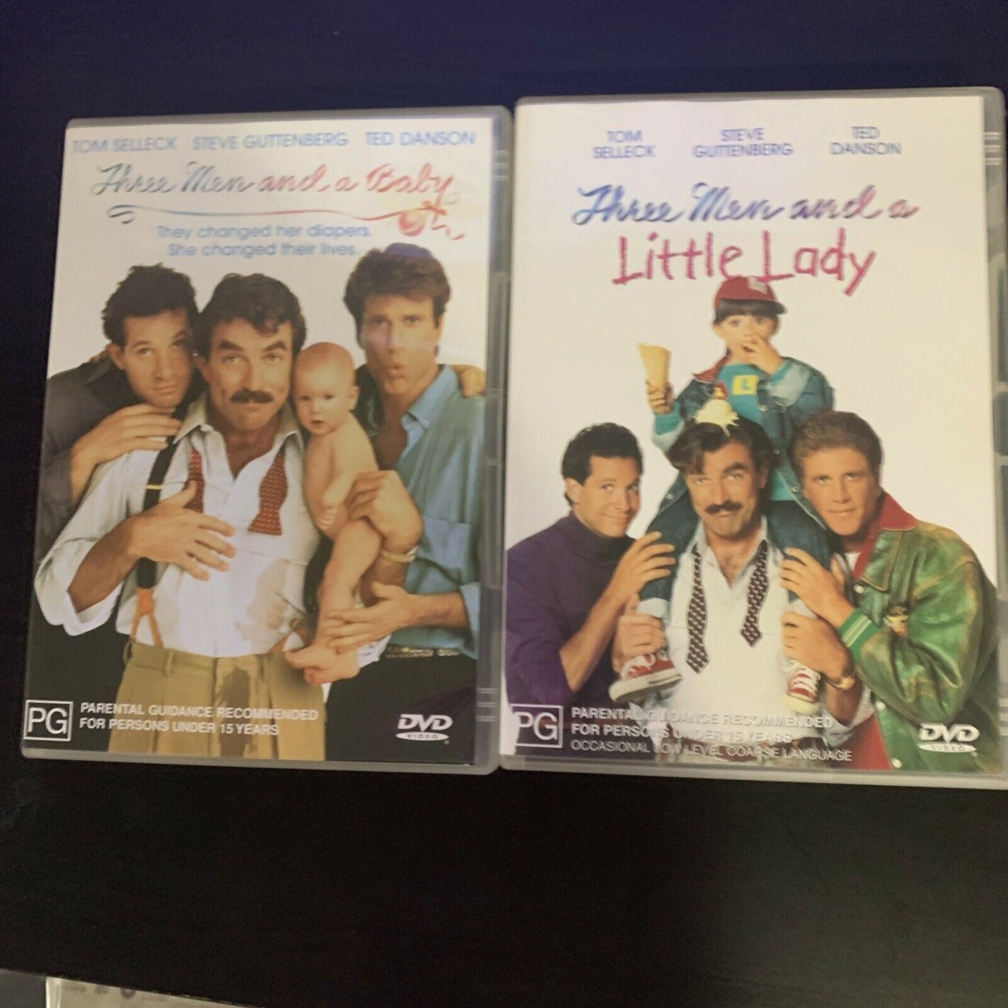 Three Men And A Baby & Three Men And A Little Lady (DVD, 1987, 2-DVDs) Region 4