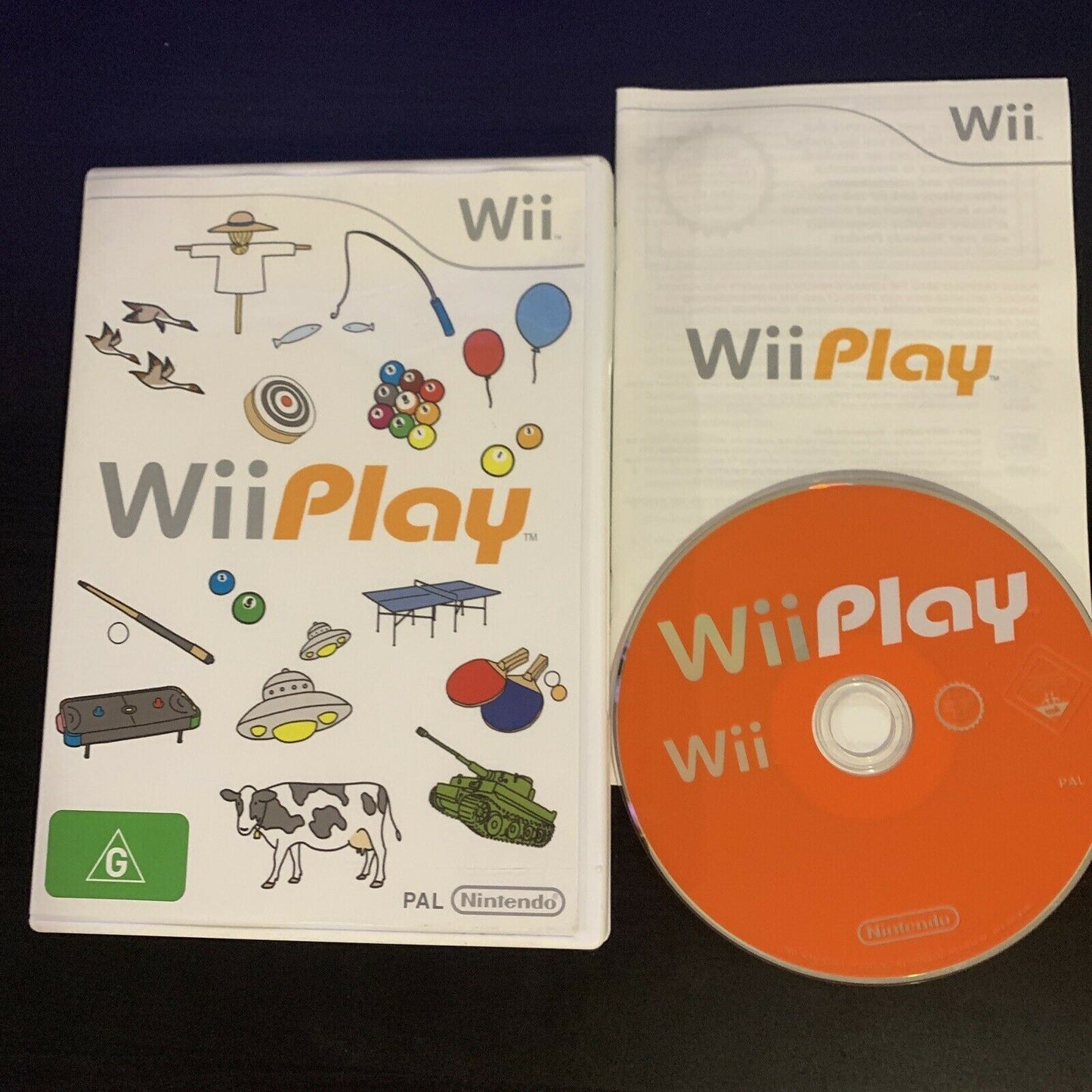 Wii Play - Nintendo Wii PAL Game with Manual