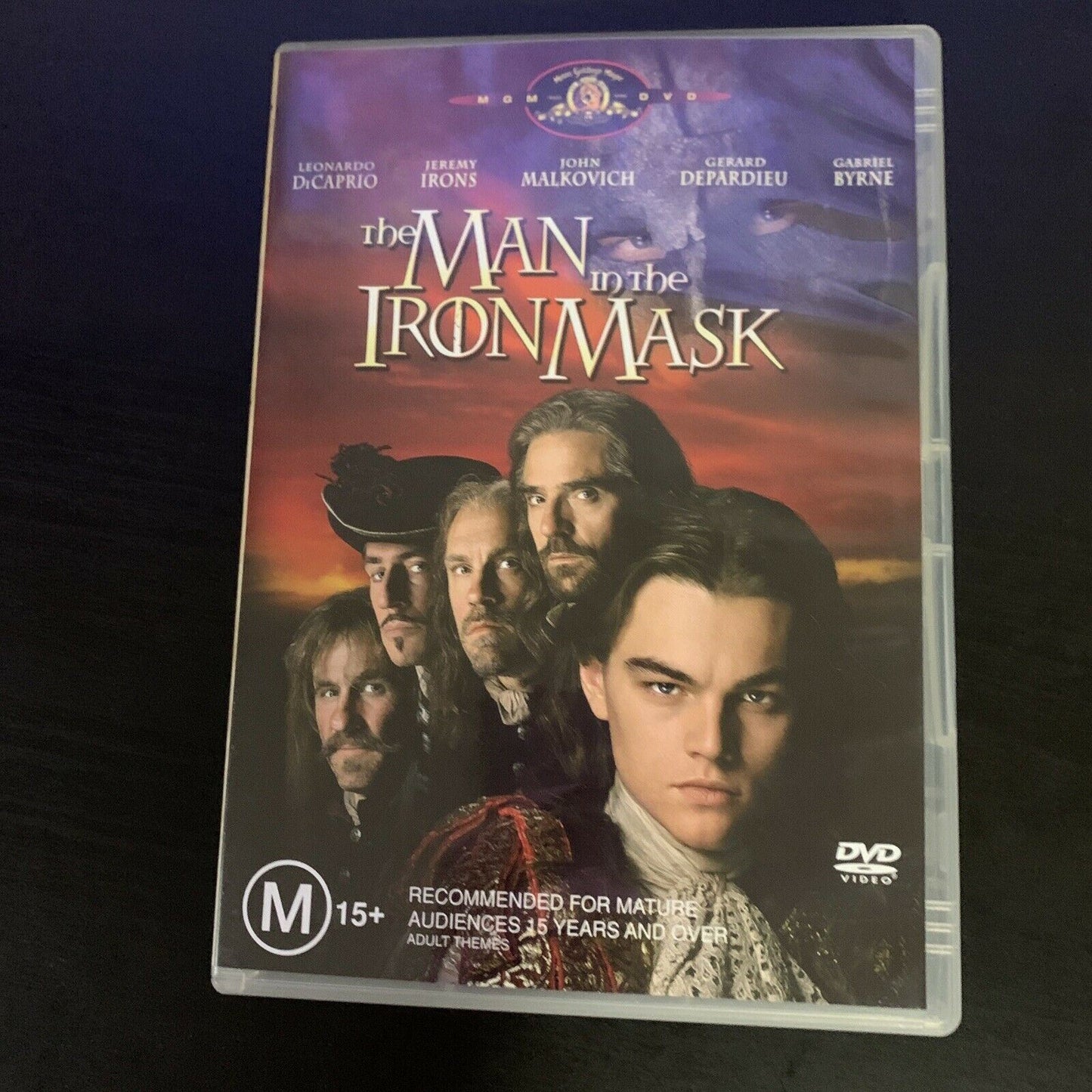 The Man In The Iron Mask (DVD, 1998)  Leonardo DiCaprio, Jeremy Irons - Region 4