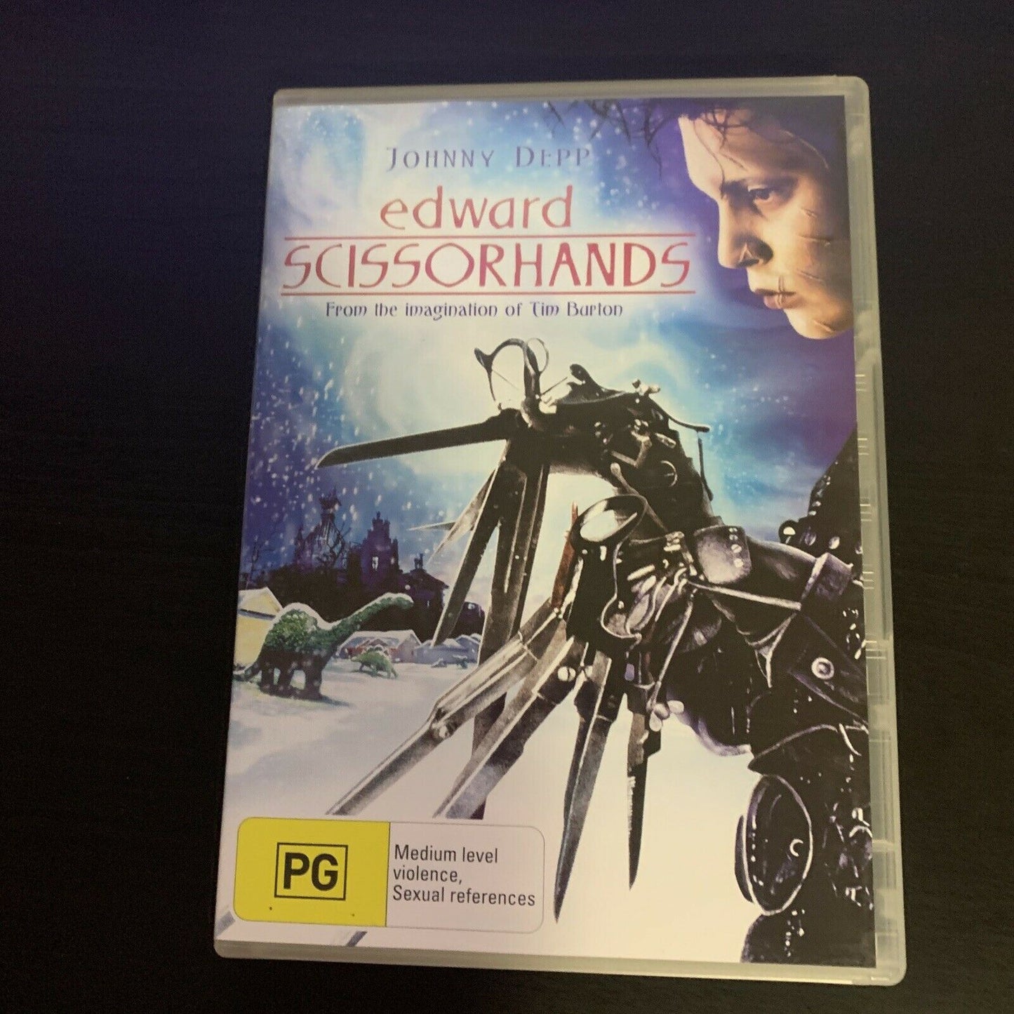 Edward Scissorhands (DVD, 1990) Johnny Depp, Winona Ryder. Region 4