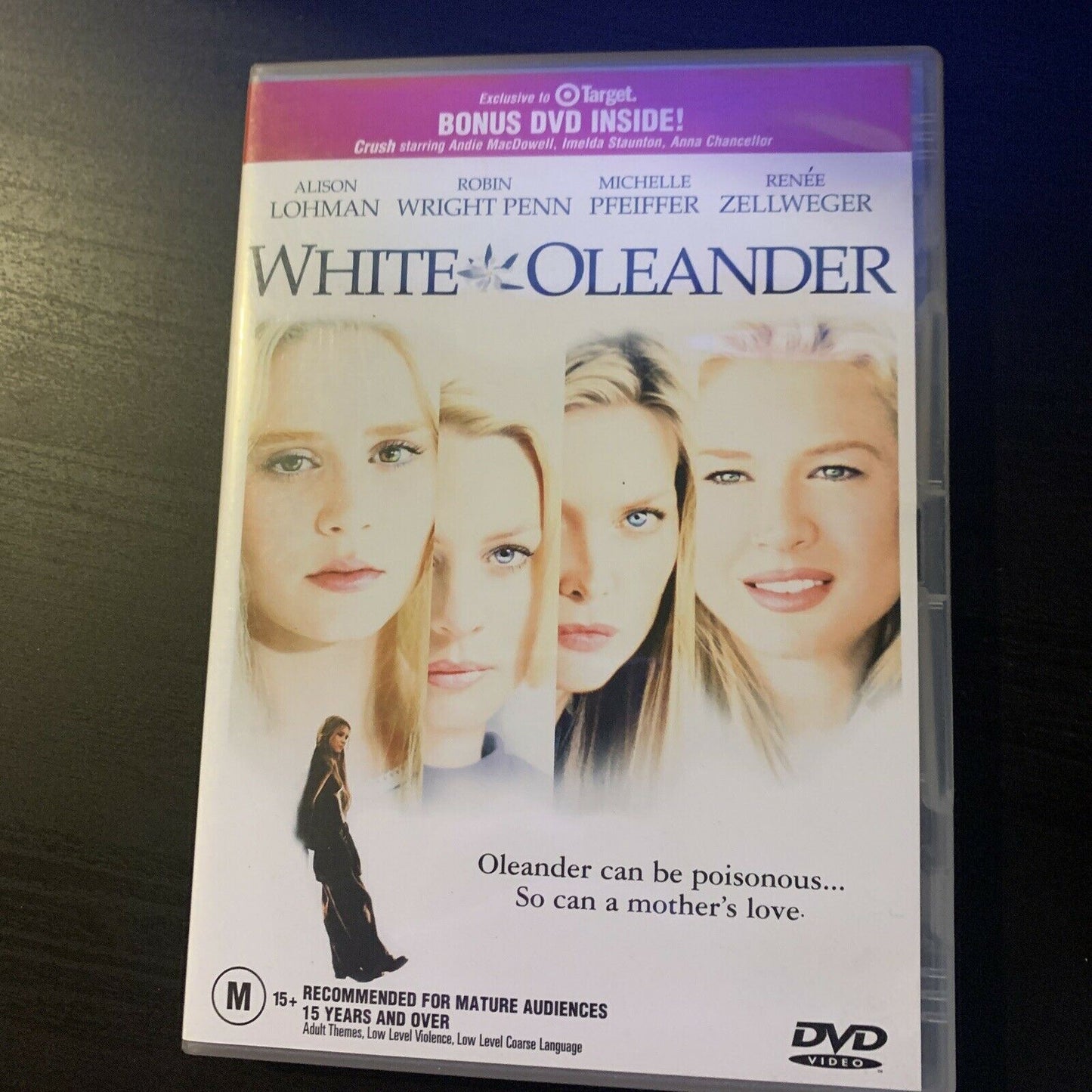 White Oleander (DVD, 2002) Alison Lohman, Michelle Pfeiffer. Region 4