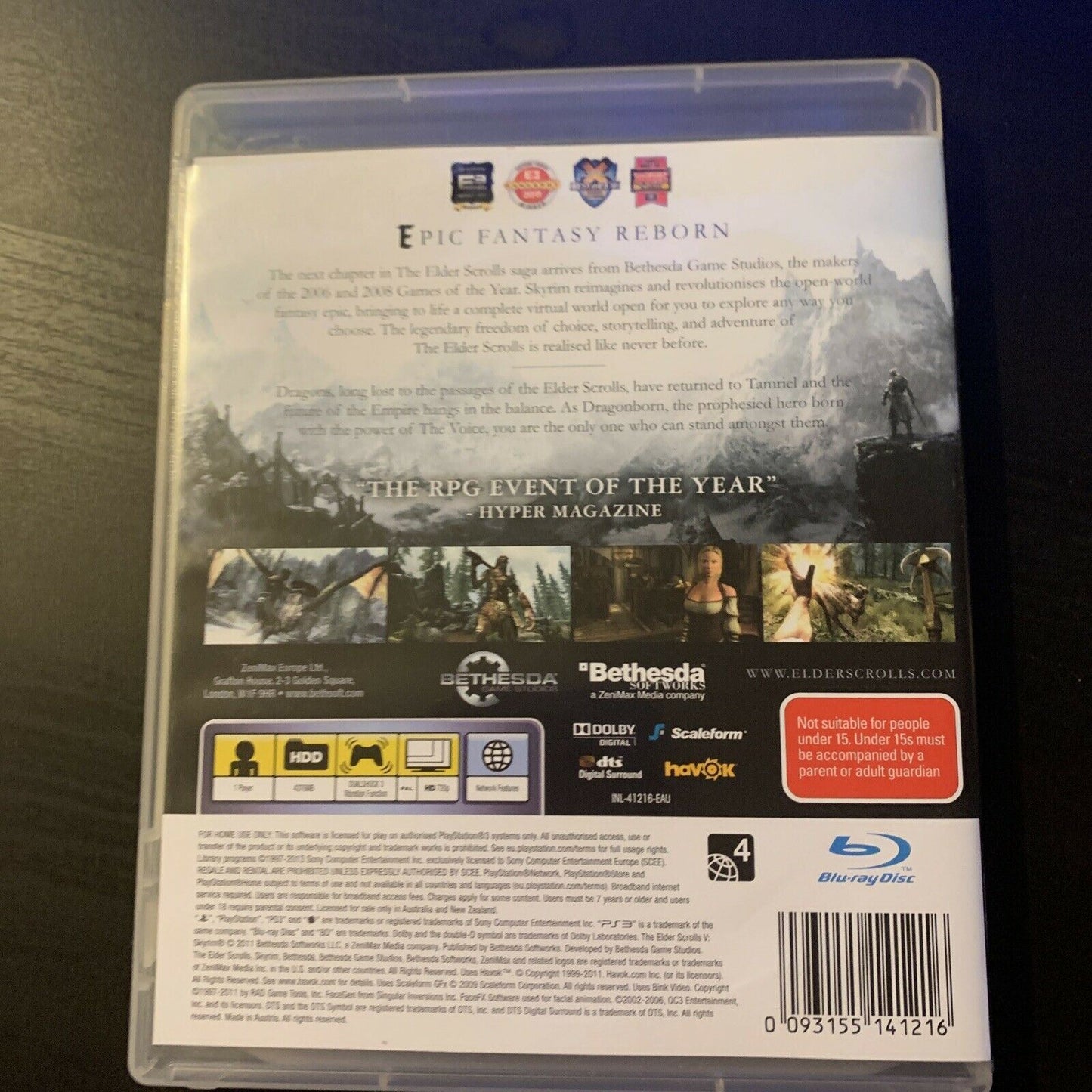 The Elder Scrolls 5 V Skyrim - PS3 Game