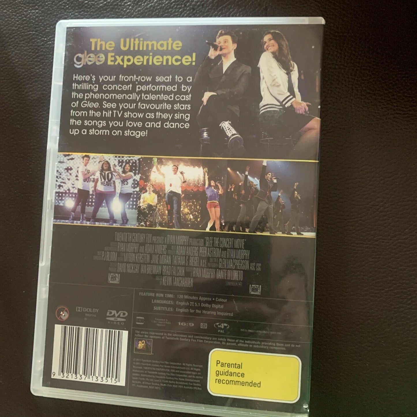 Glee - The Concert (DVD, 2011) Region 4