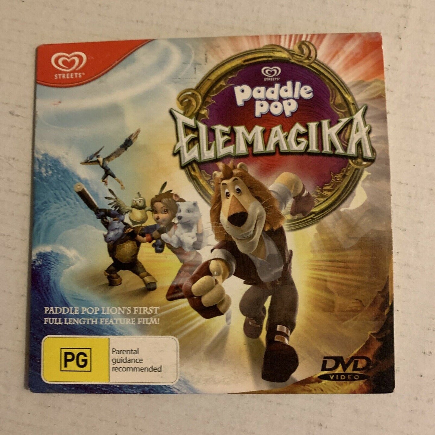 Paddle Pop - Elemagika (Paddle Pop Lions First Feature Film) DVD - RARE