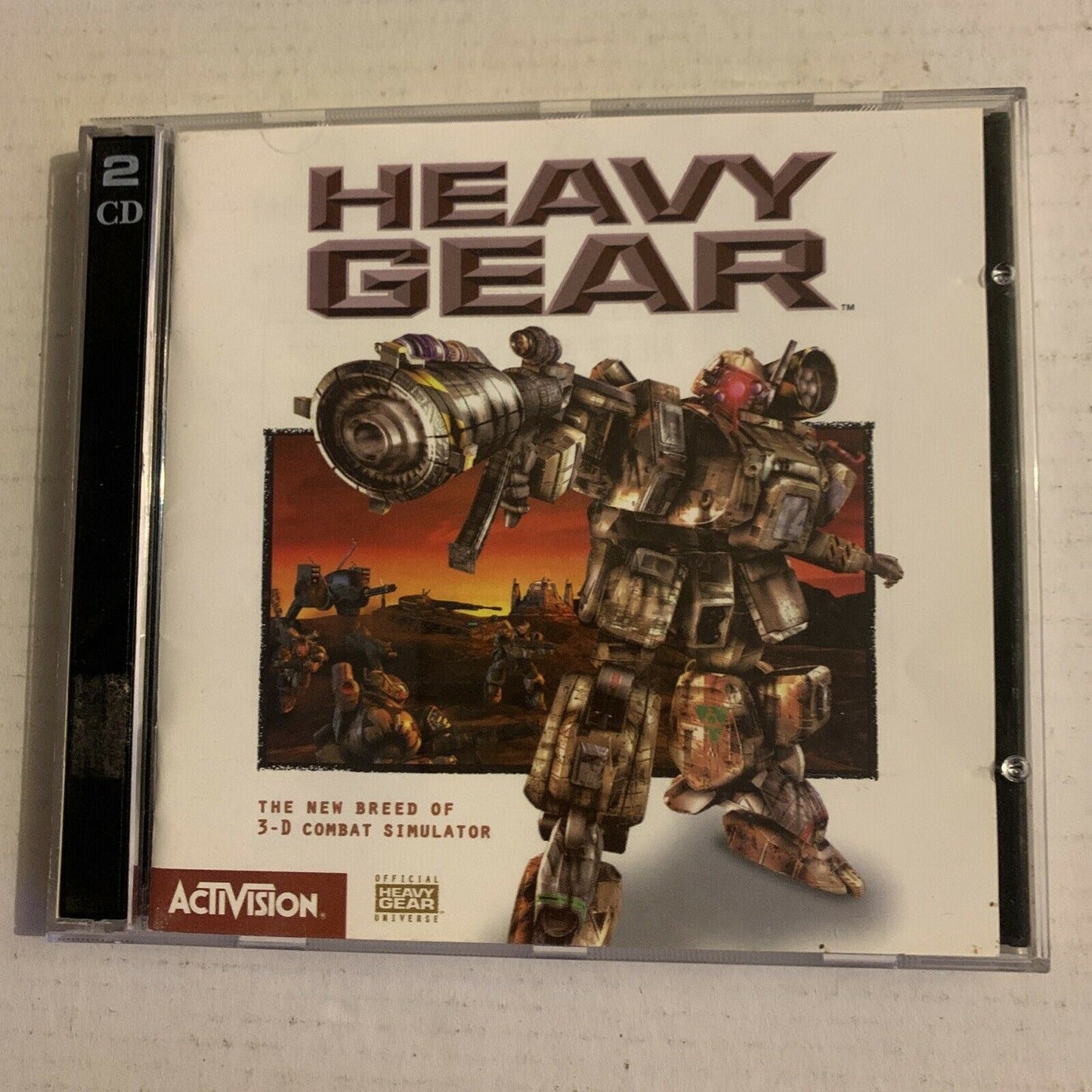 Heavy Gear - 1997 PC Cdrom Game Activision Win 95 2cd With Manual