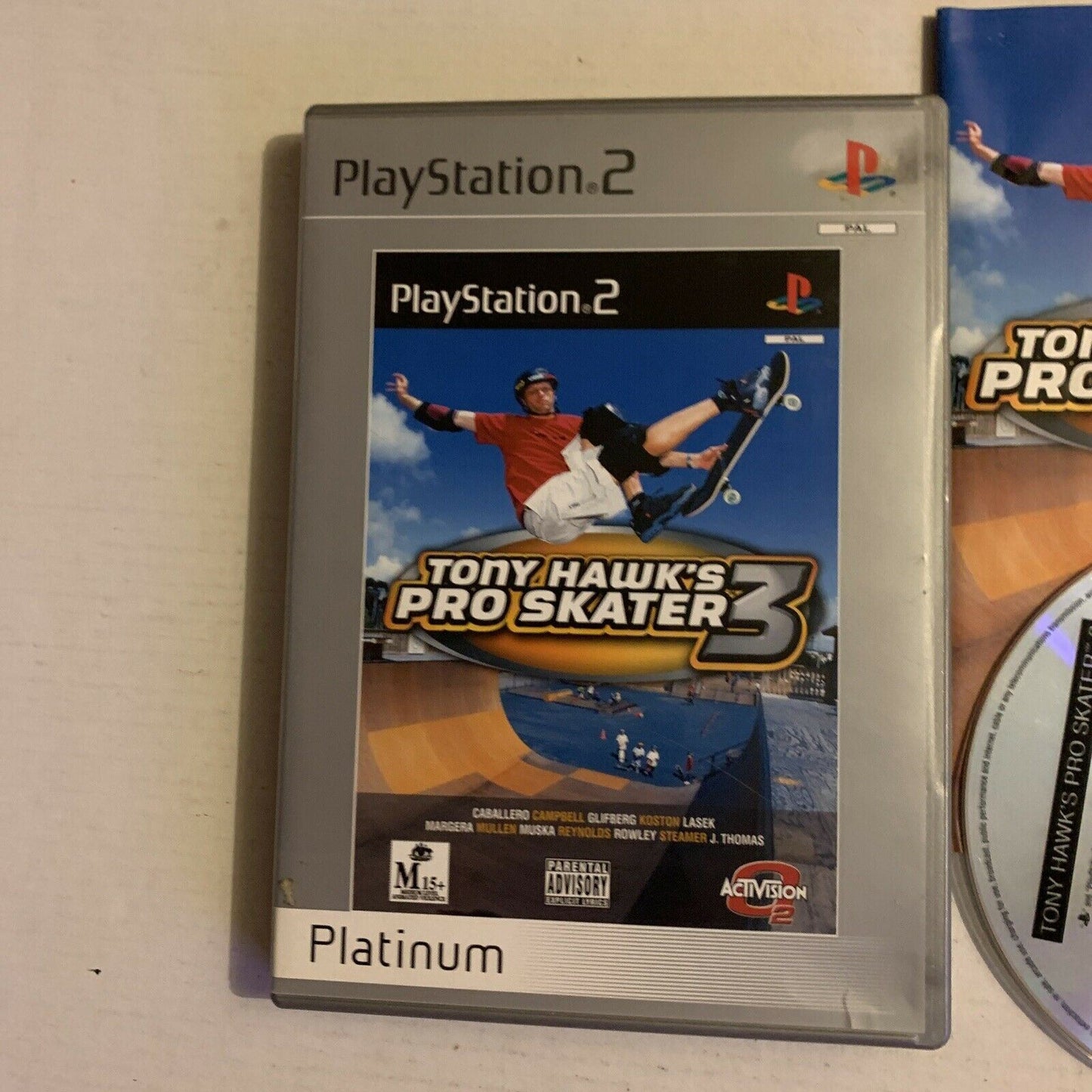 Tony Hawk's Pro Skater 3 - PS2 Game With Manual PAL