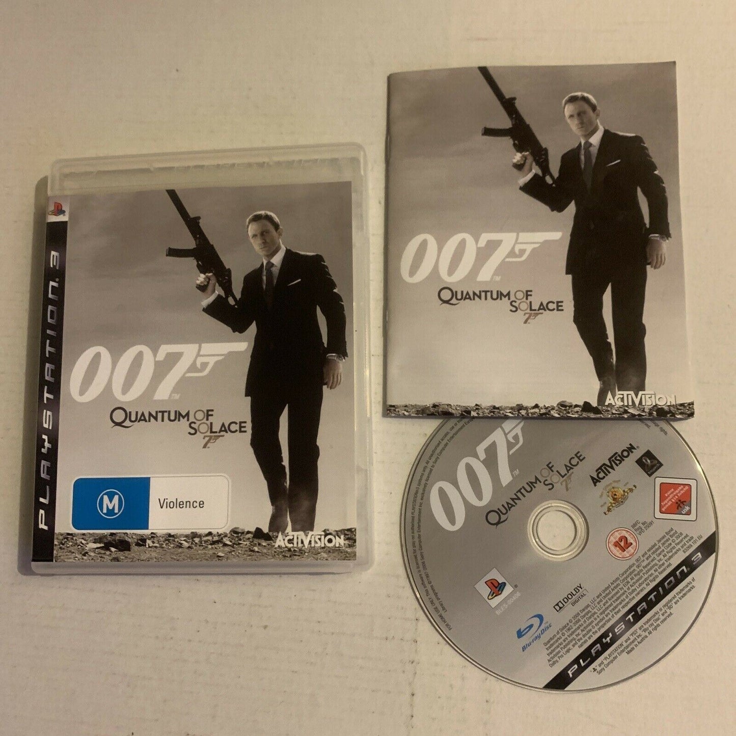 007 Quantum Of Solace PS3 Sony Playstation 3 Game Complete with Manual 2008