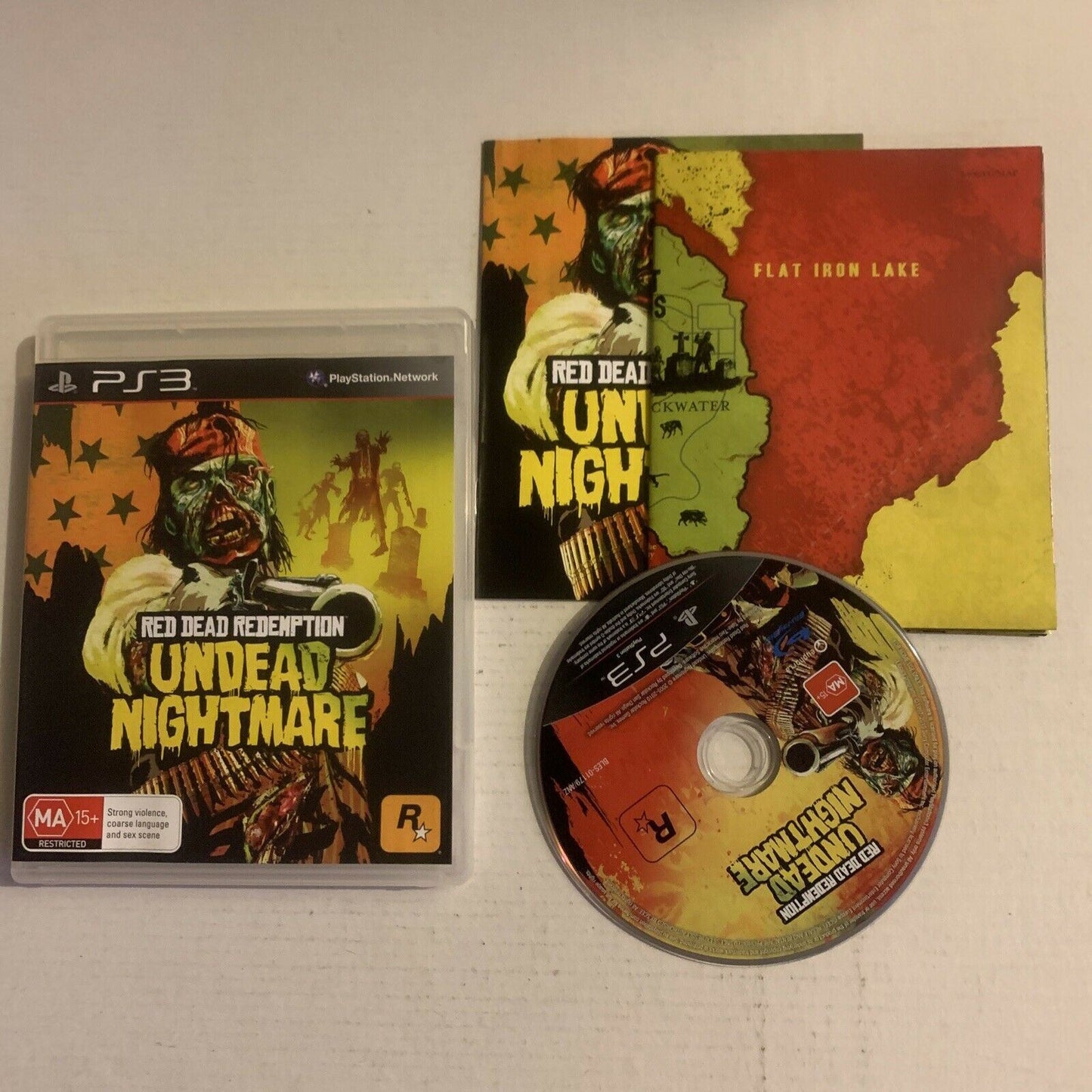 Red Dead Redemption - Undead Nightmare (Playstation 3)  With Manual & Map