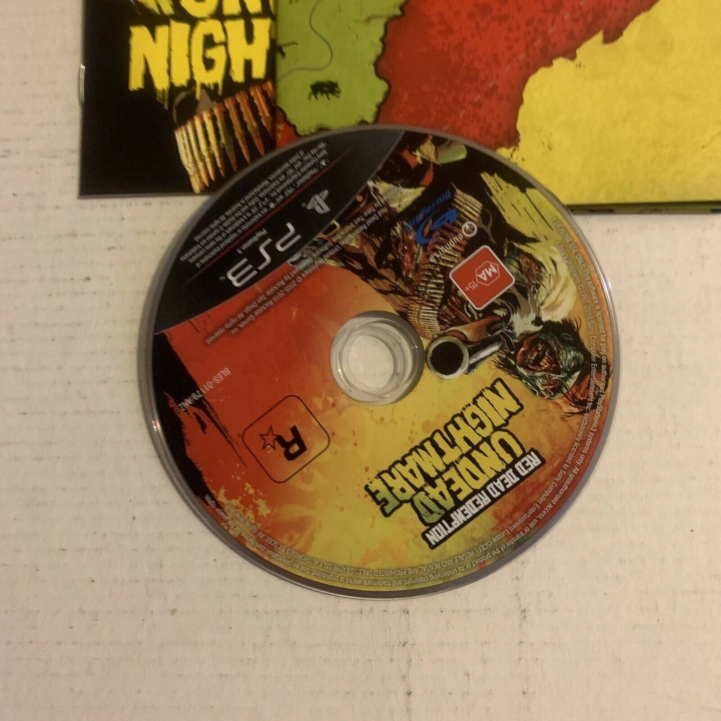 Red Dead Redemption - Undead Nightmare (Playstation 3)  With Manual & Map