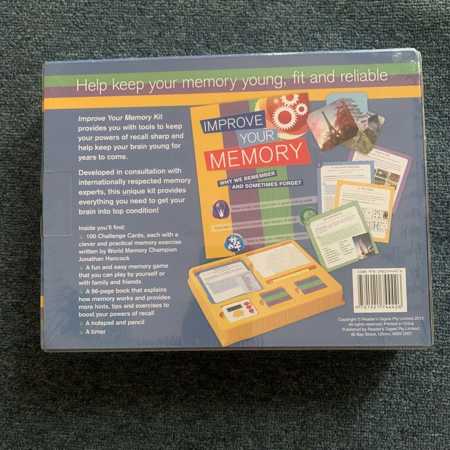 *New Sealed* Readers Digest - Improve your memory kit