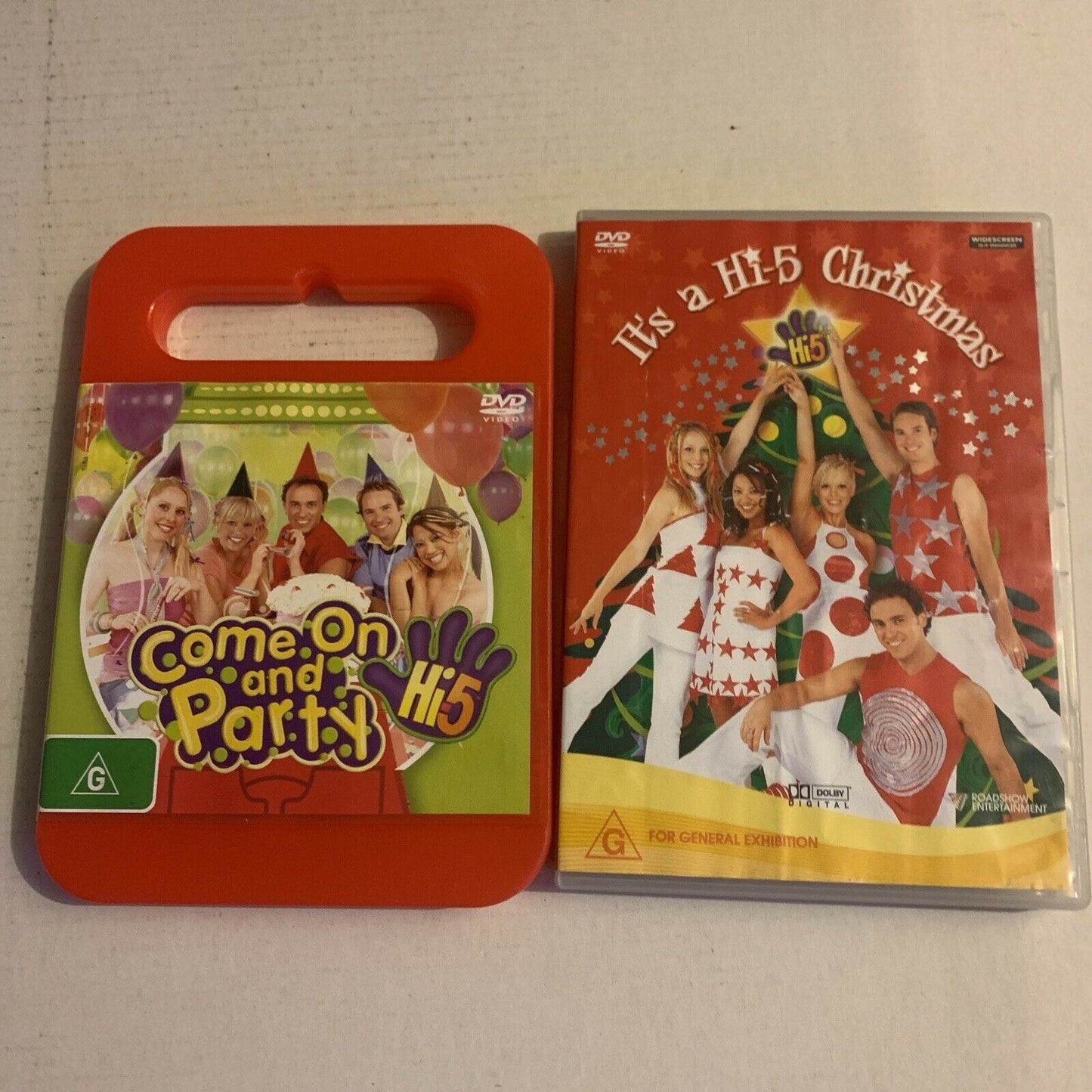 Hi-5 It's A Hi-5 Christmas & Come On And Party (DVD, 2003) Region 4