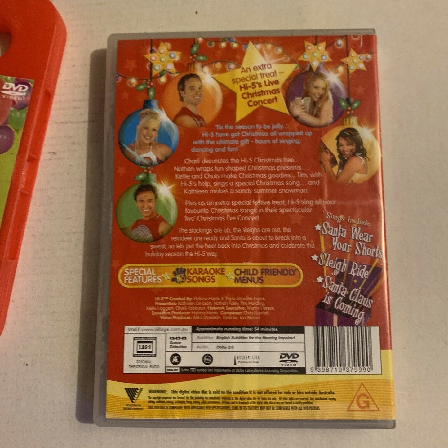 Hi-5 It's A Hi-5 Christmas & Come On And Party (DVD, 2003) Region 4