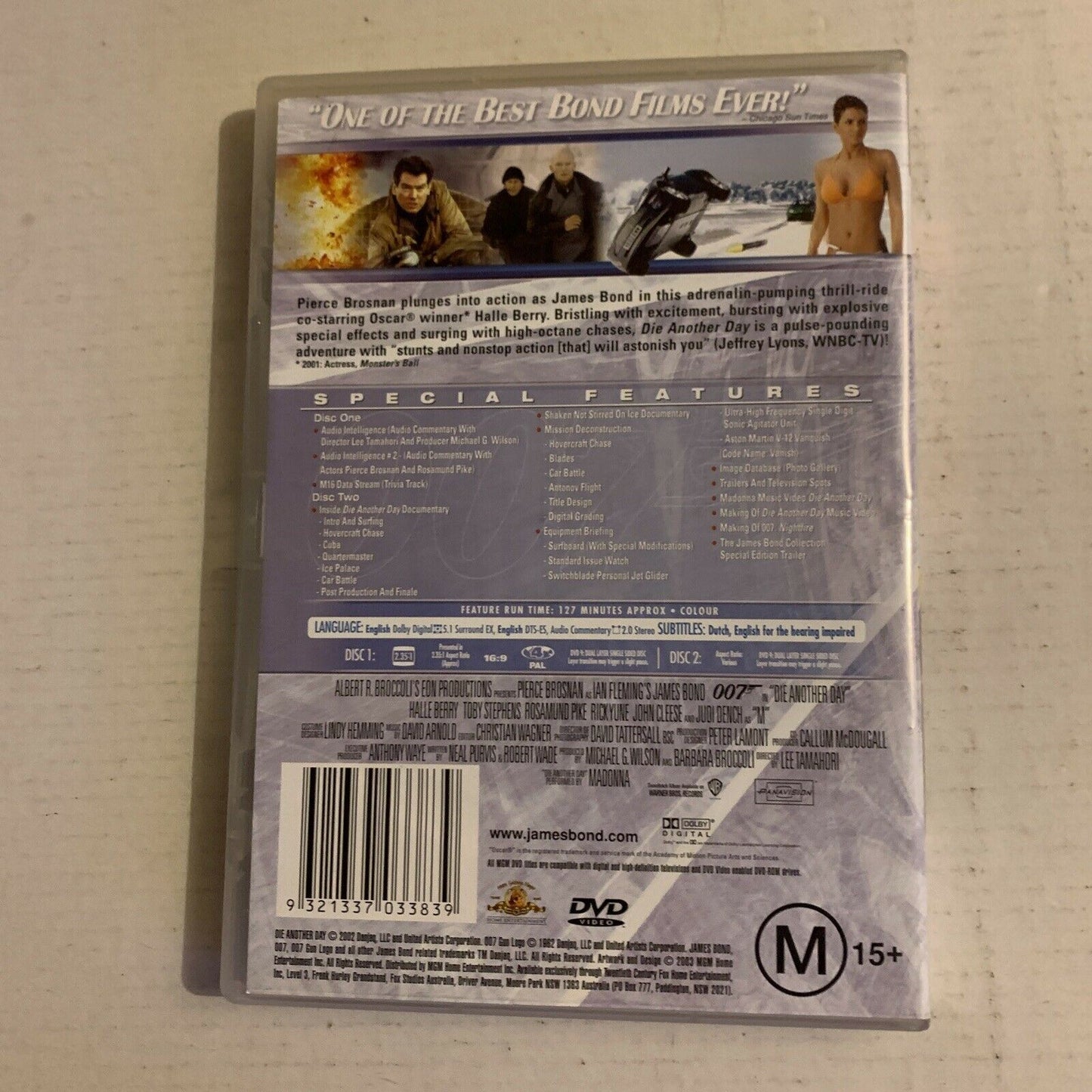 007 James Bond: Die Another Day - Special Edition (DVD, 2002) Region 4