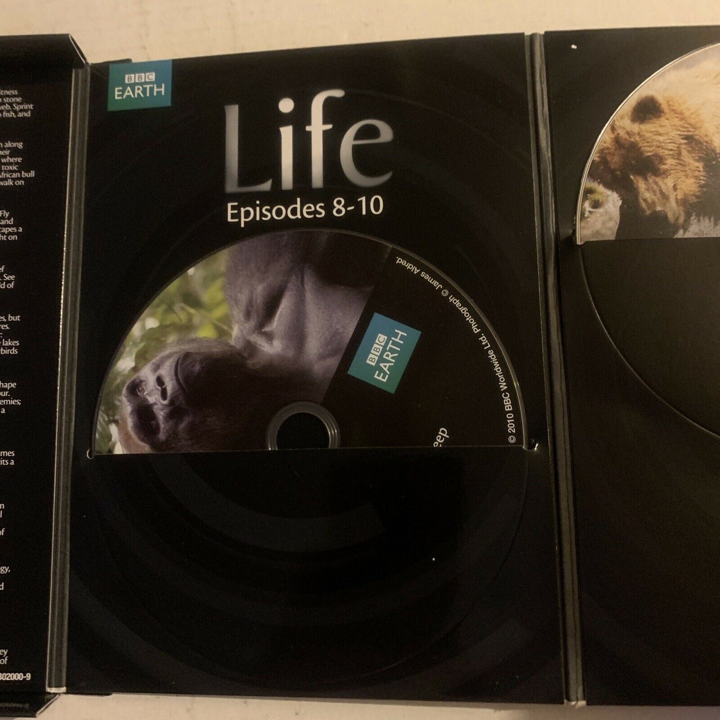 BBC Earth: Life (DVD, 2010, 4-Disc Set) David Attenborough. Region4,2