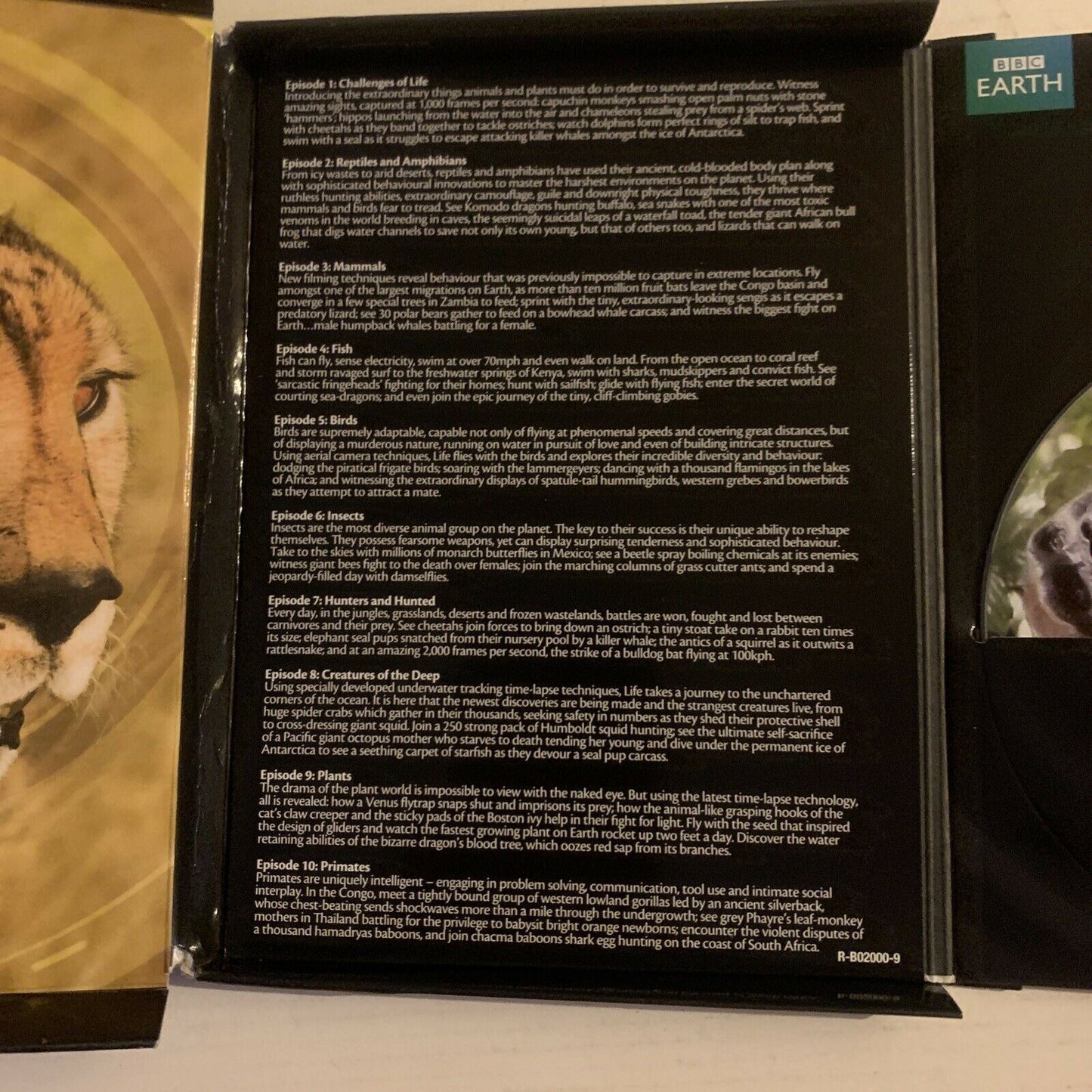 BBC Earth: Life (DVD, 2010, 4-Disc Set) David Attenborough. Region4,2