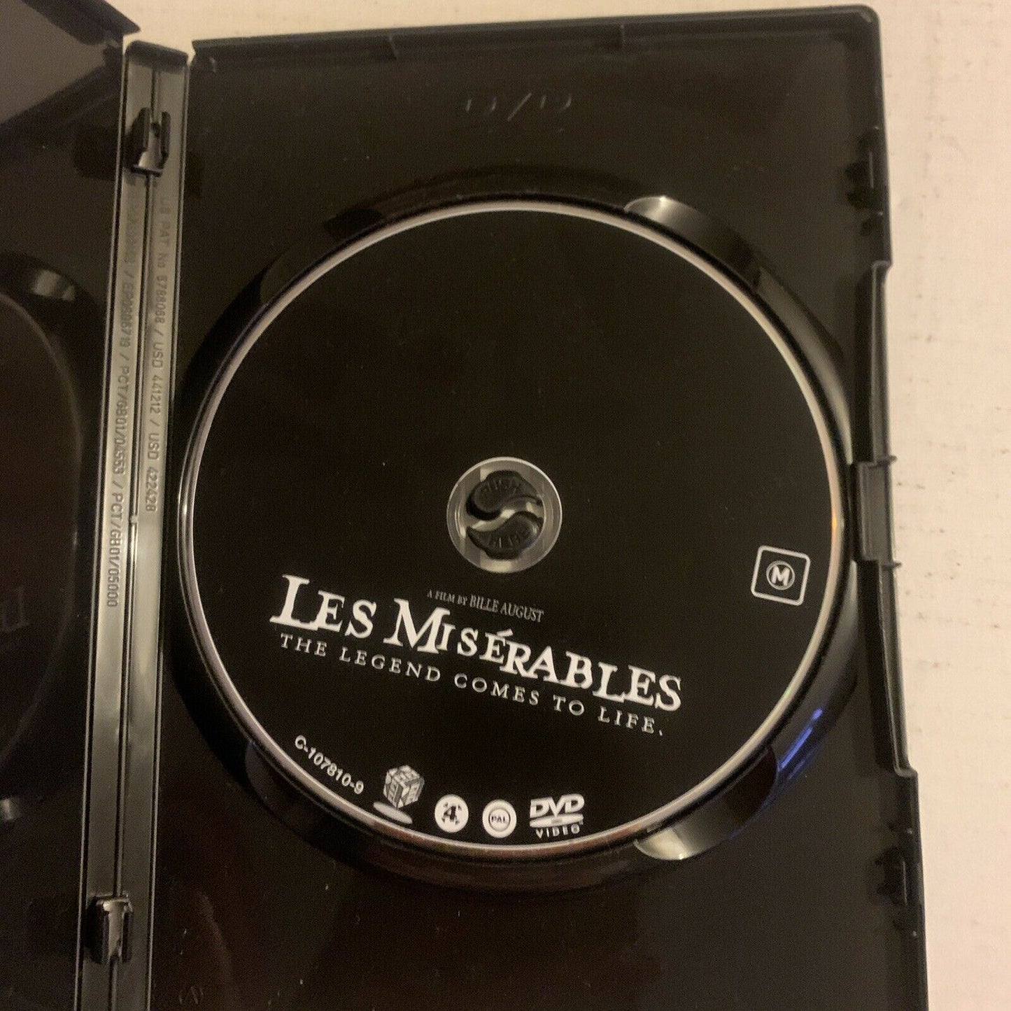Les Miserables (DVD, 1998) Liam Neeson, Uma Thurman Region 4