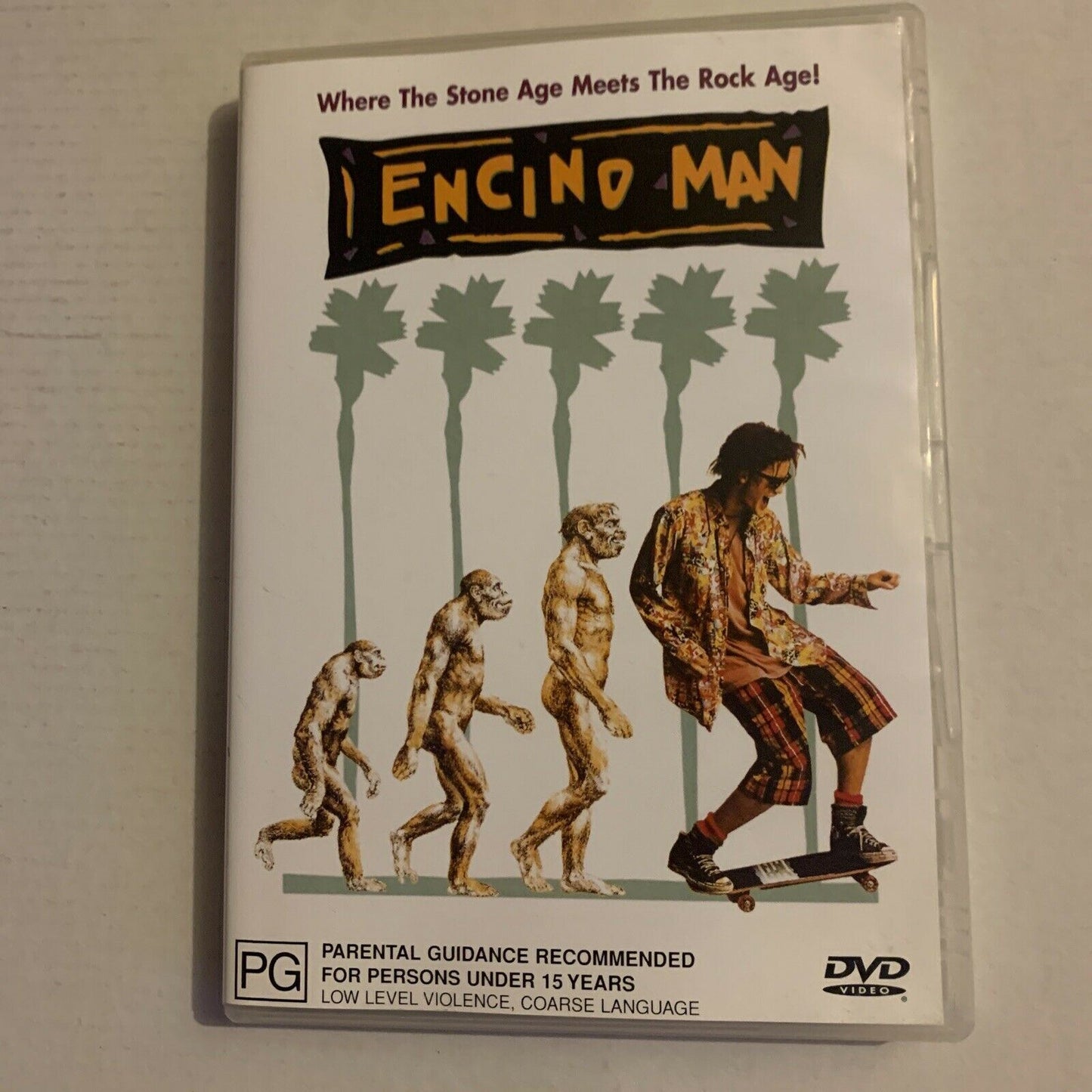 Encino Man (DVD, 1992) Sean Astin, Brendan Fraser, Pauly Shore. Region 4