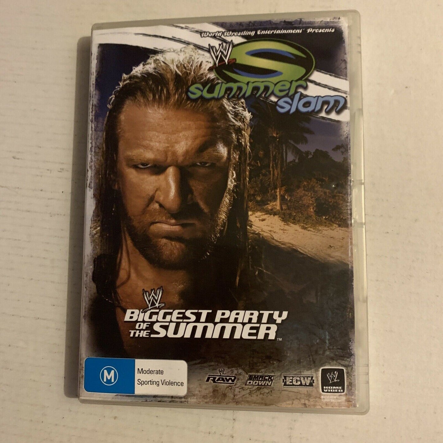 WWE - Summerslam 2007 (DVD, 2007) John Cena, Randy Orton, Triple H. Region 4