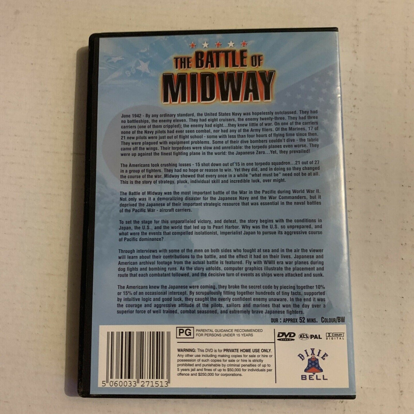 The Battle Of Midway (DVD) Documentary  -  All Regions