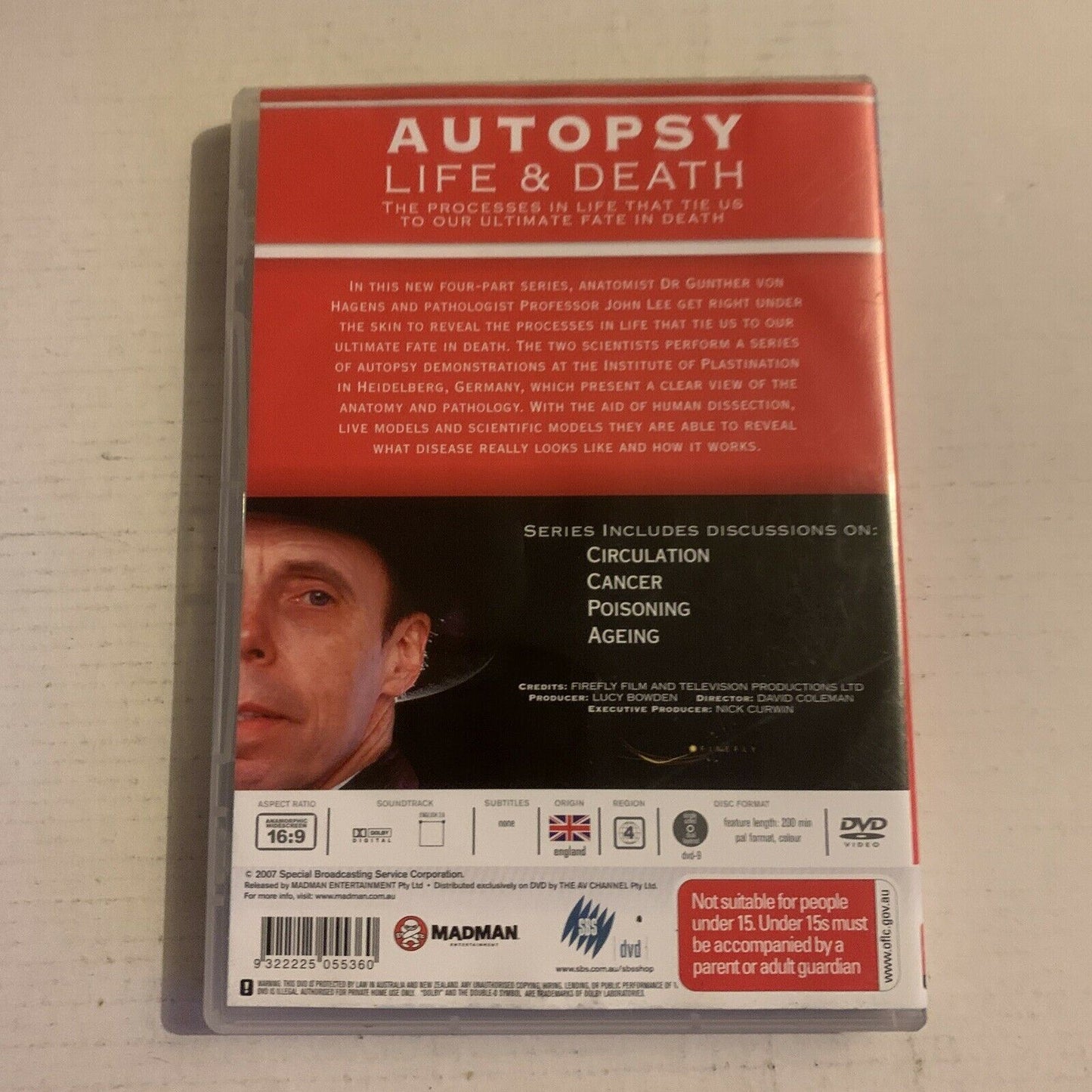 Autopsy - Life and Death (DVD, 2007) Dr Gunther Von Hagen. Region 4