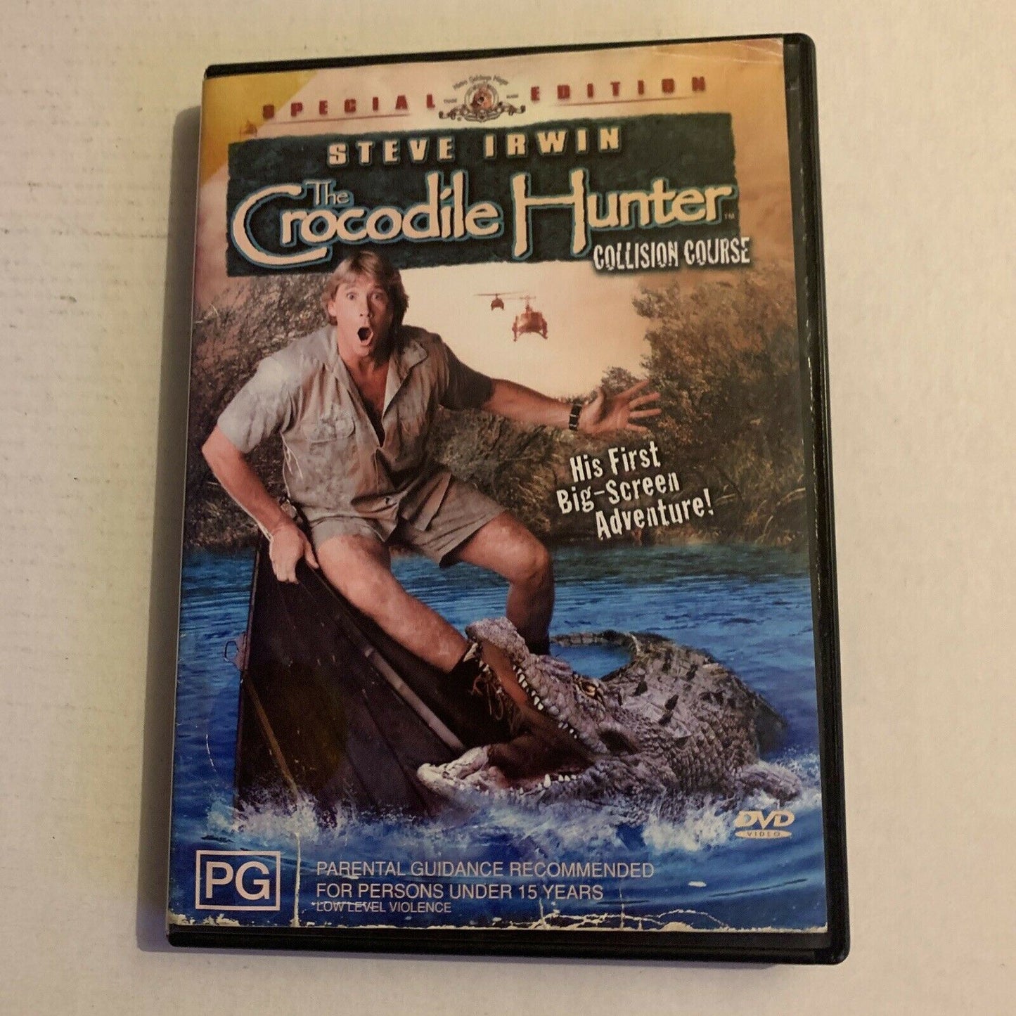The Crocodile Hunter - Collision Course (DVD, 2002) Steve Irwin.  Region 4