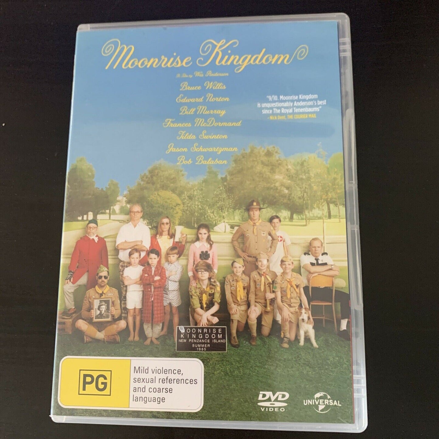 Moonrise Kingdom (DVD, 2012) Bill Murray, Bruce Willis. Region 4,2