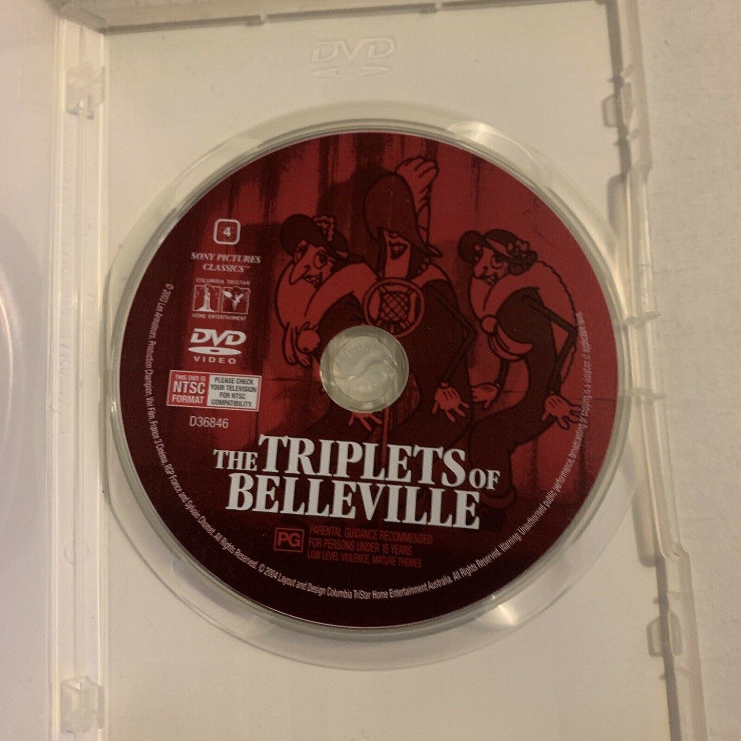 The Triplets Of Belleville (DVD, 2003) Region 4,1