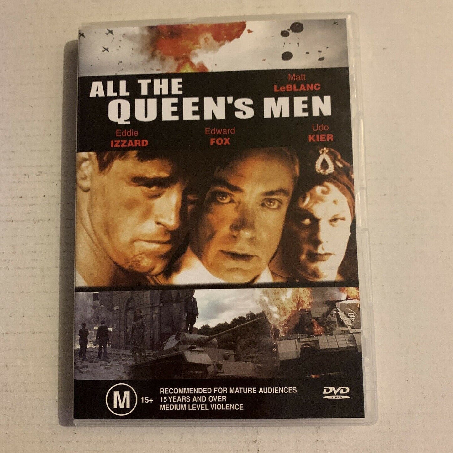 All The Queen's Men (DVD, 2004) Eddie Izzard, Matt LeBlanc. Region 4