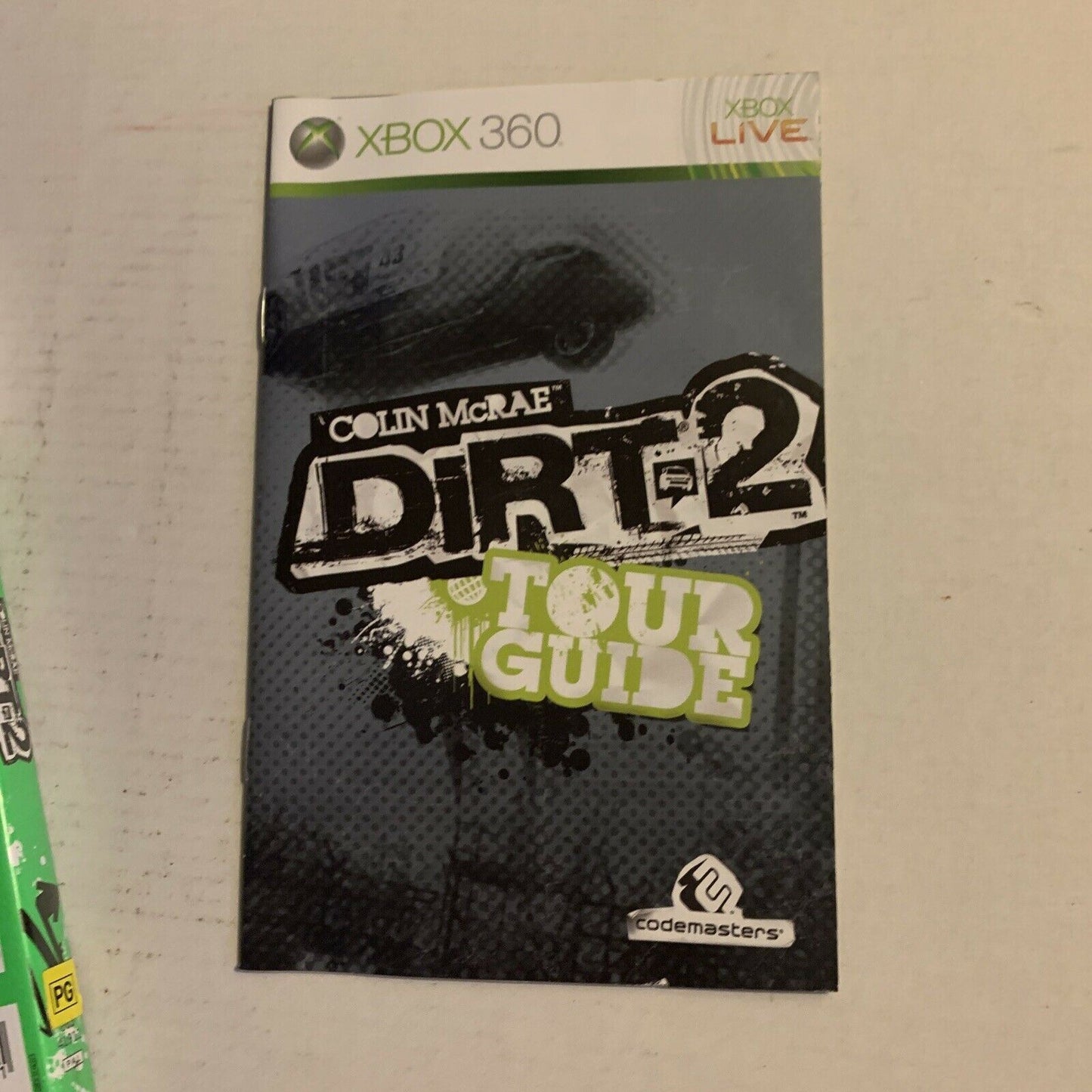 Colin McRae Dirt 2, Xbox 360 With Manual PAL