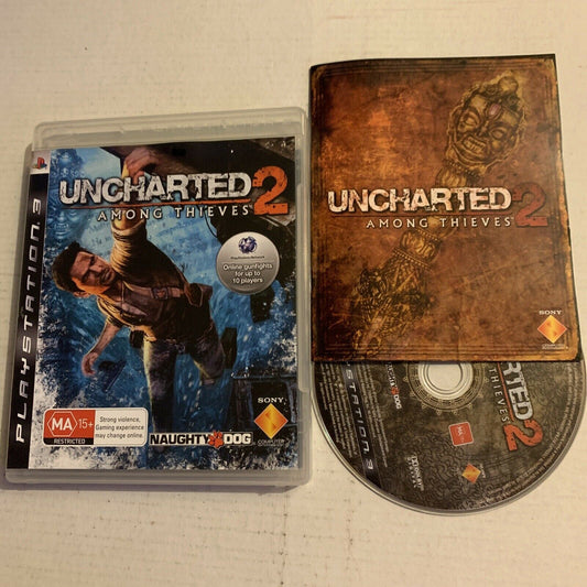 Uncharted 2 Among Thieves for Playstation 3 with Manual - PS3 - FREE AUS POST