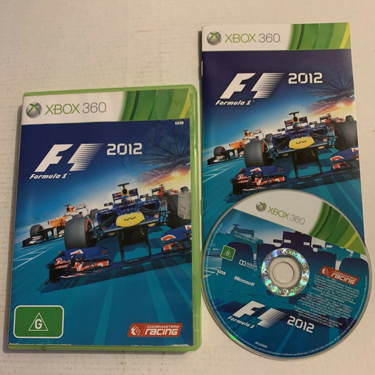 F1 2012, Xbox 360 game With Manual