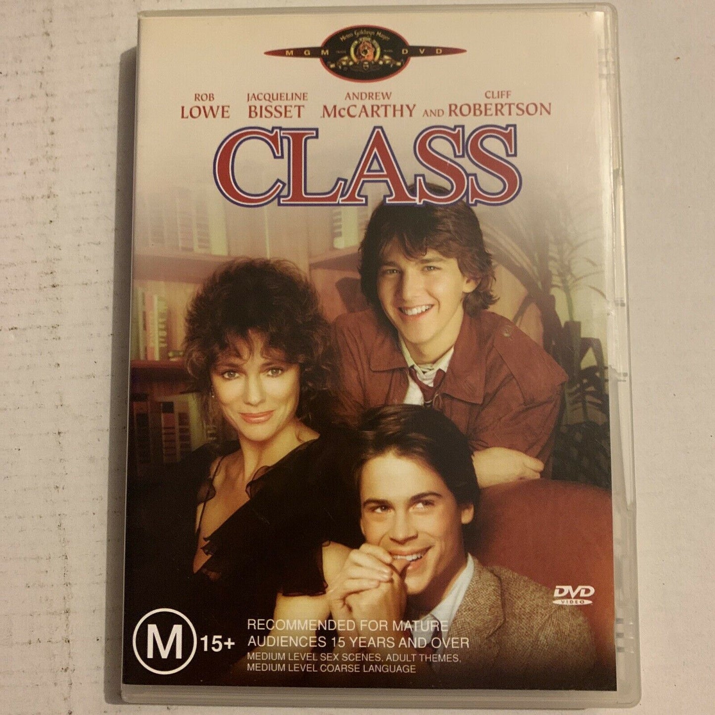 Class (DVD, 1983) Rob Lowe, John Cusack, Jacqueline Bisset. Region 4