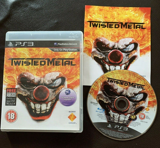 Twisted Metal - Sony PS3 PlayStation 3 with manual