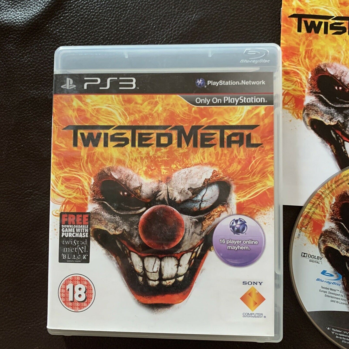 Twisted Metal - Sony PS3 PlayStation 3 with manual