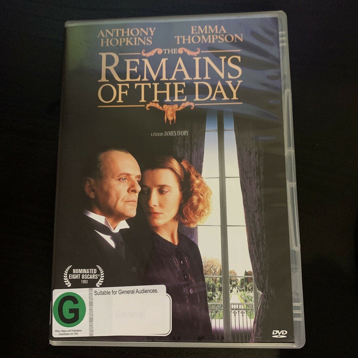 The Remains Of The Day (DVD, 1993) Anthony Hopkins, Emma Thompson. Region 4